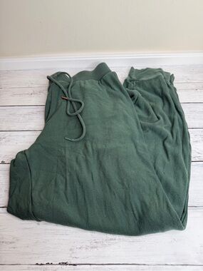 Eberjey Women's Olive Green Fleece Jogger Pants